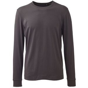 Anthem Mens Long-Sleeved T-Shirt / Charcoal Grey